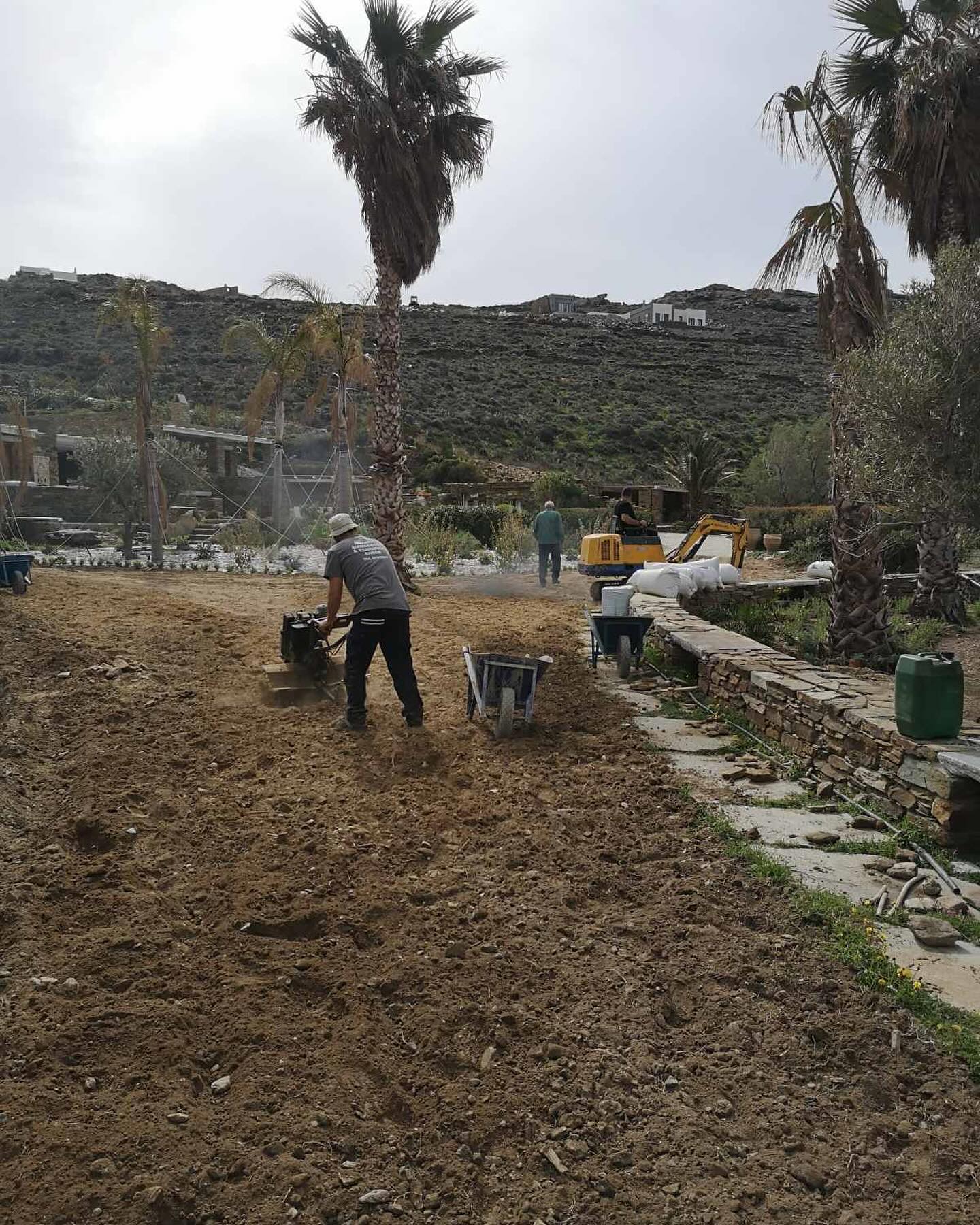 Εγκατάσταση Χλοοτάπητα σε Παραθαλάσσιο Κτήμα