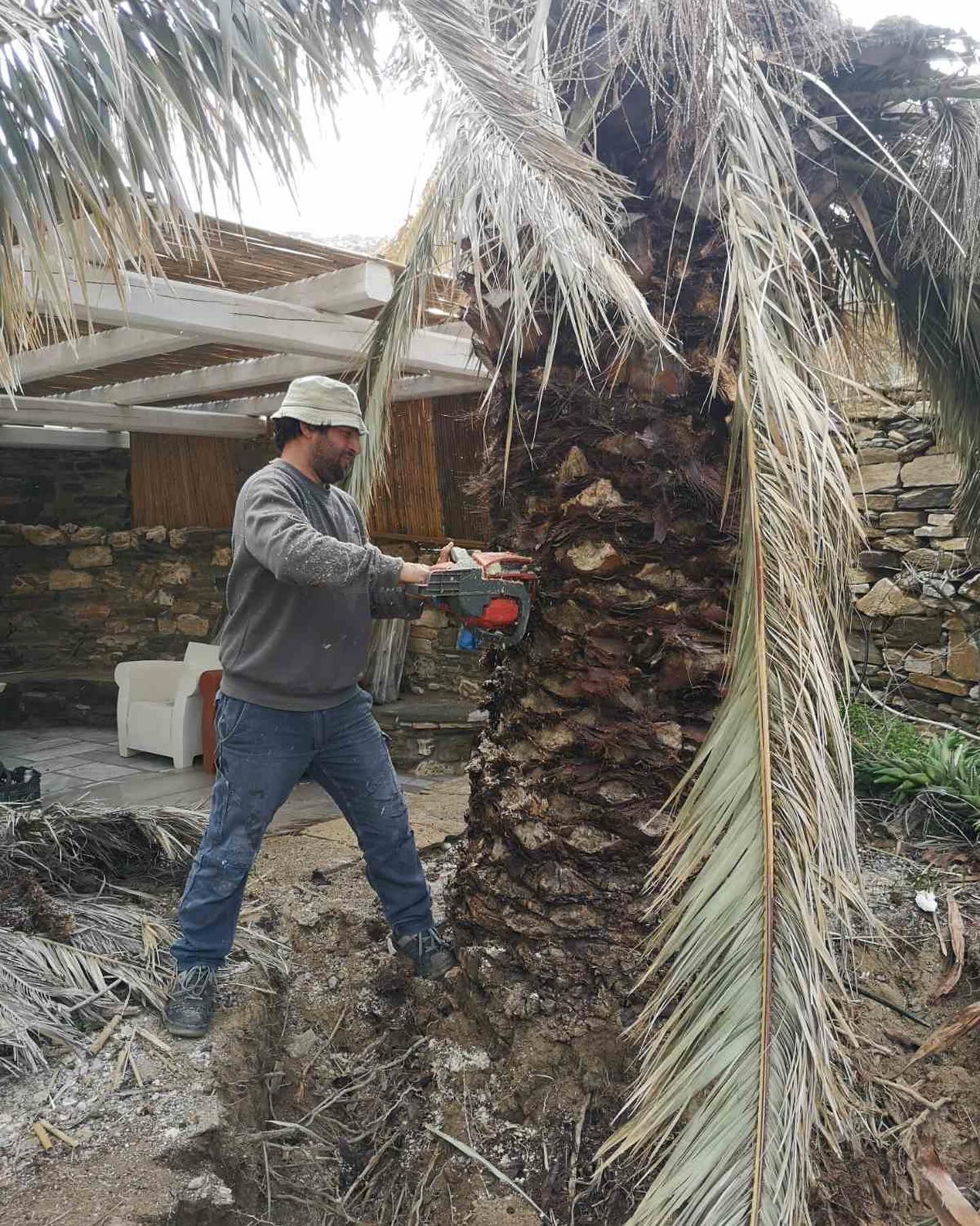 Εγκατάσταση Χλοοτάπητα σε Παραθαλάσσιο Κτήμα