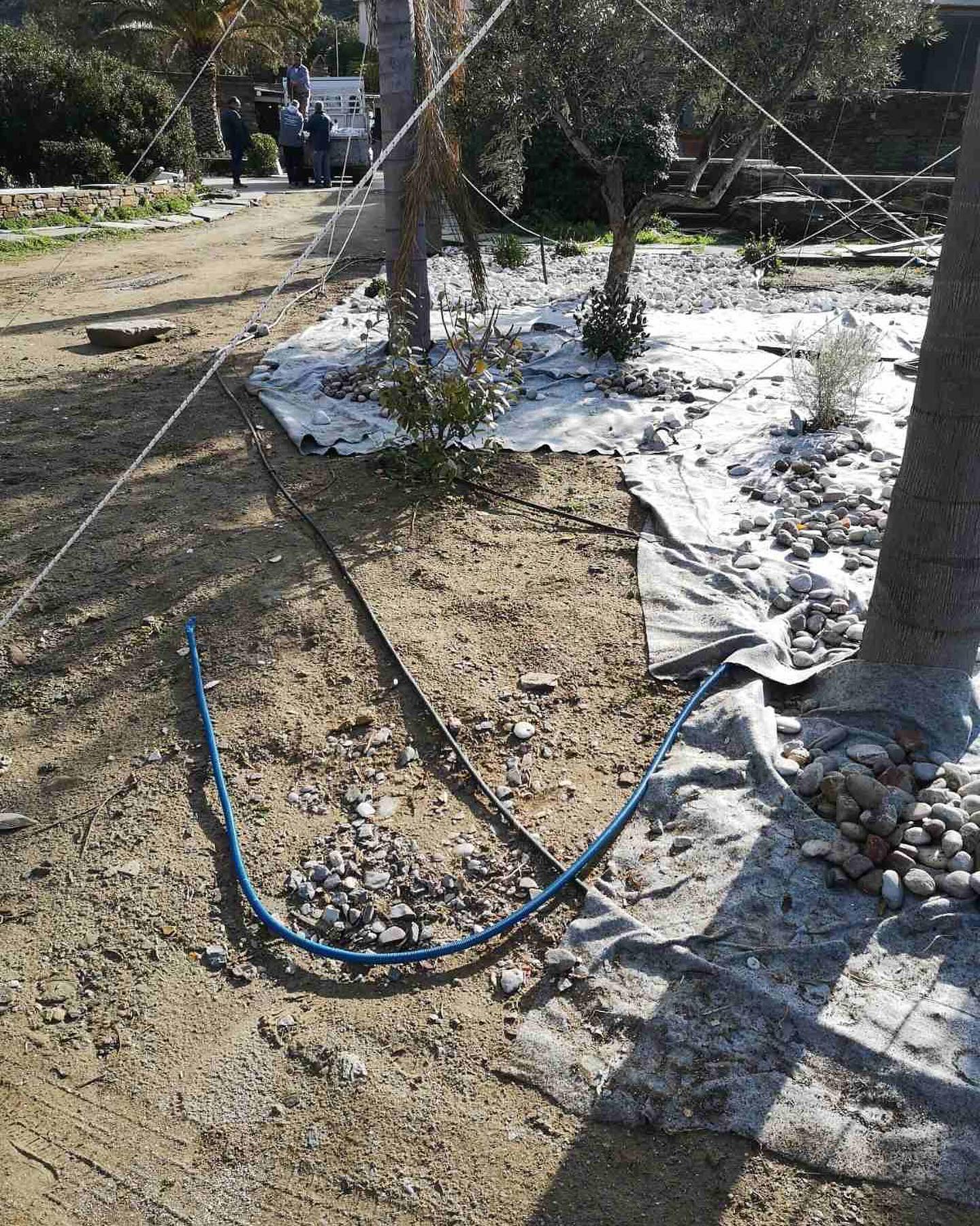 Εγκατάσταση Χλοοτάπητα σε Παραθαλάσσιο Κτήμα